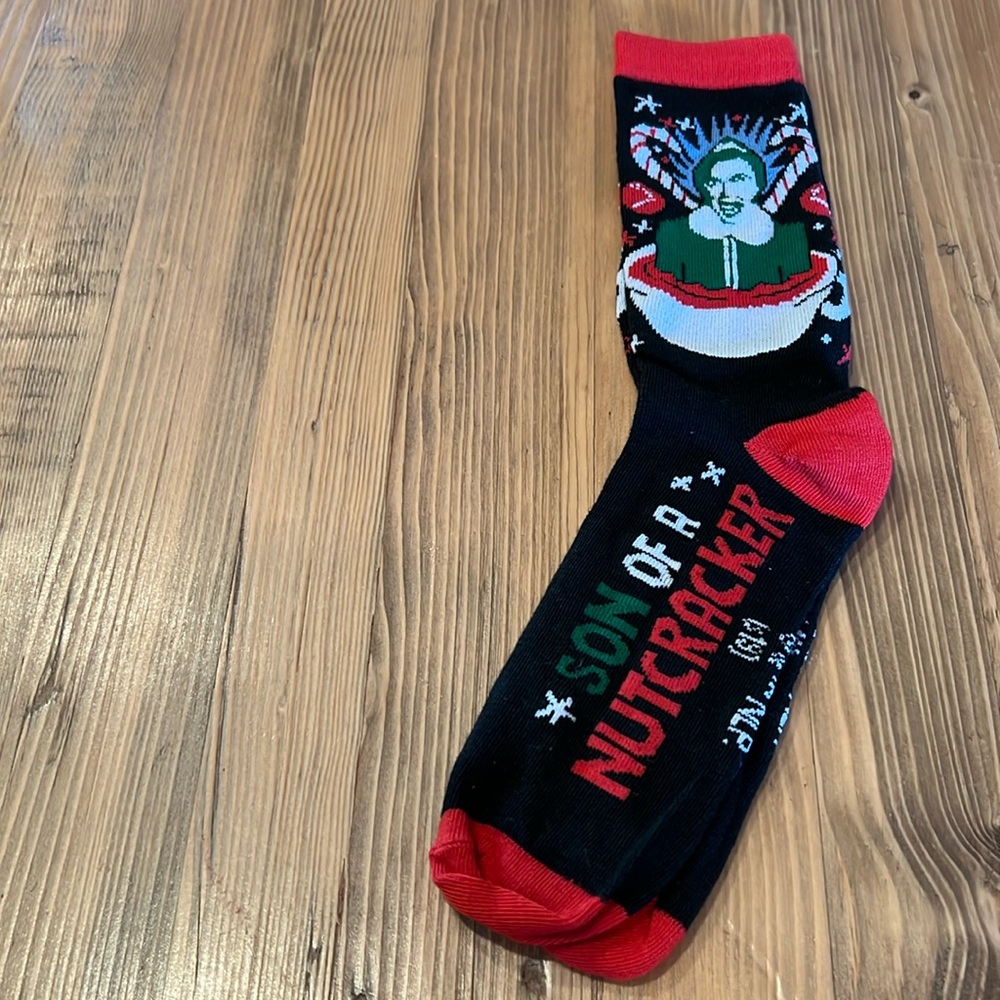 Son of a Nutcracker ~ Elf Socks - Unisex Size 6-12 | Fun Holiday Apparel - NWT